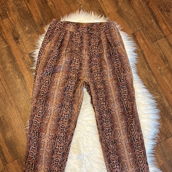 nANA Judy Phyton/Snake Skin Print High Waist Pants - Picture 2 of 6